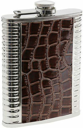 Hip Flask Set Flask Oțel Inoxidabil cu Pahare de Shot și Pâlnie Negru 240ml