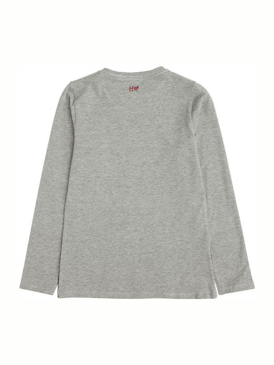 Silvian Heach Kids Blouse Long Sleeve Gray Sheridan