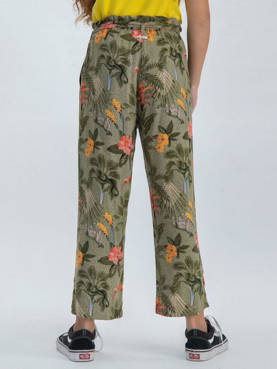 Παιδικό Παντελόνι Τζιν Πολύχρωμο Jungle Print Pants