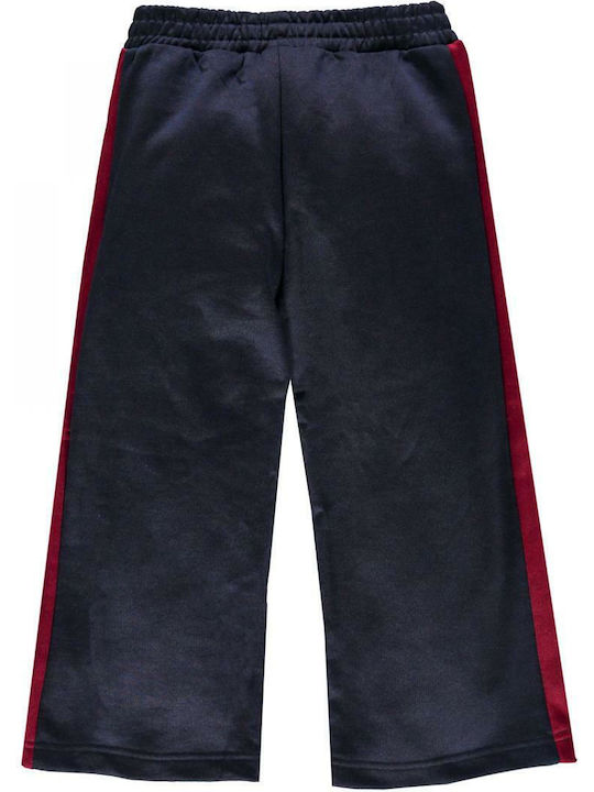 Mek Girls Fabric Pant Fleece Culotte Navy Blue