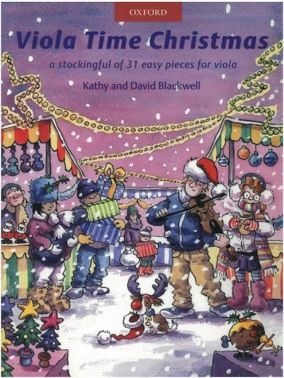 Oxford Kathy David Blackwell Viola Time Christmas Παρτιτούρα για Βιολί