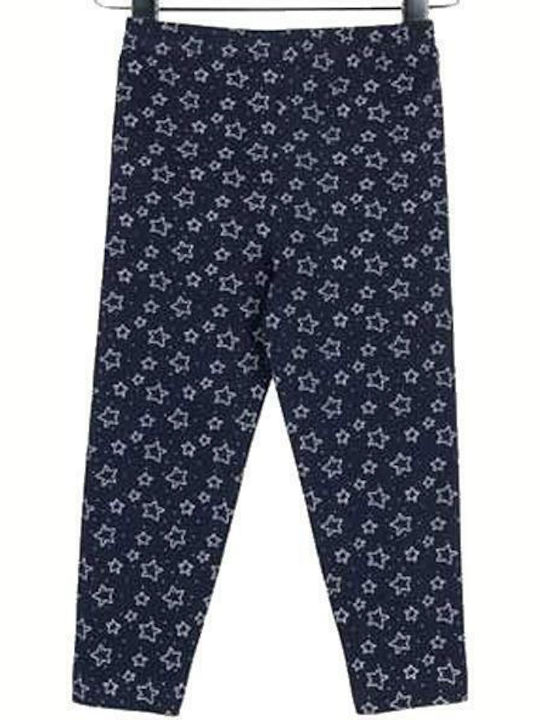 Losan Kids Long Legging Basic Jersey Legging Stars Blue