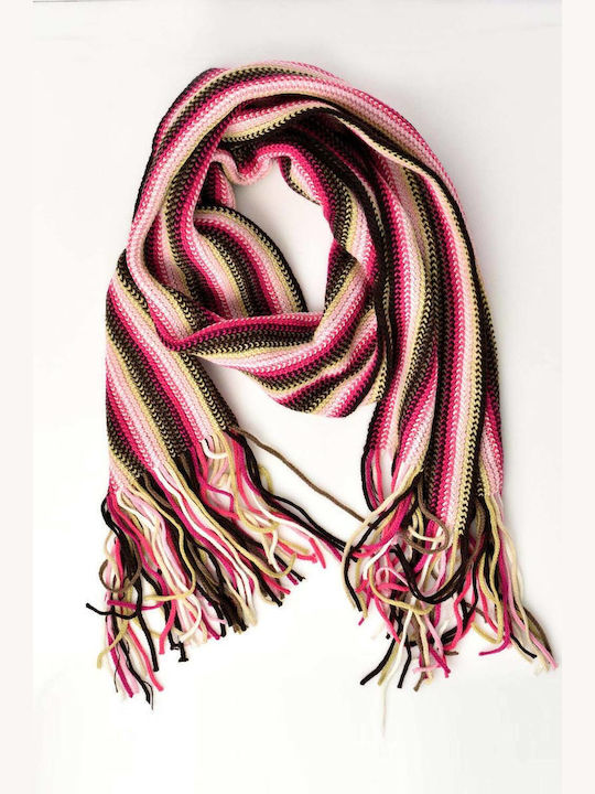 8434 Women's Knitted Scarf Multicolour