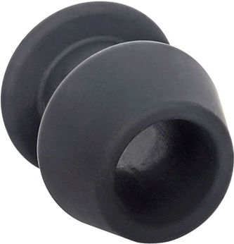 Brutus Gobbler Silikon Tunnel Anal Plug Mittel Schwarze