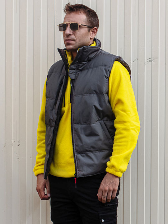 Payper Daytona Ανδρικό Γιλέκο Εργασίας με Επένδυση Fleece Μπλε