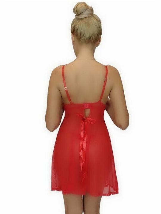 Senses Summer Women's Nightdress Red