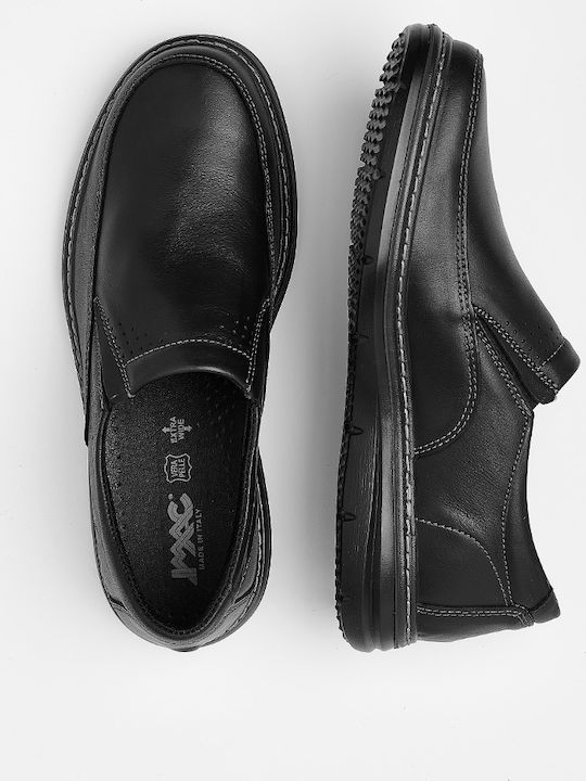 Δερμάτινα Ανδρικά Loafers σε Μαύρο Χρώμα
