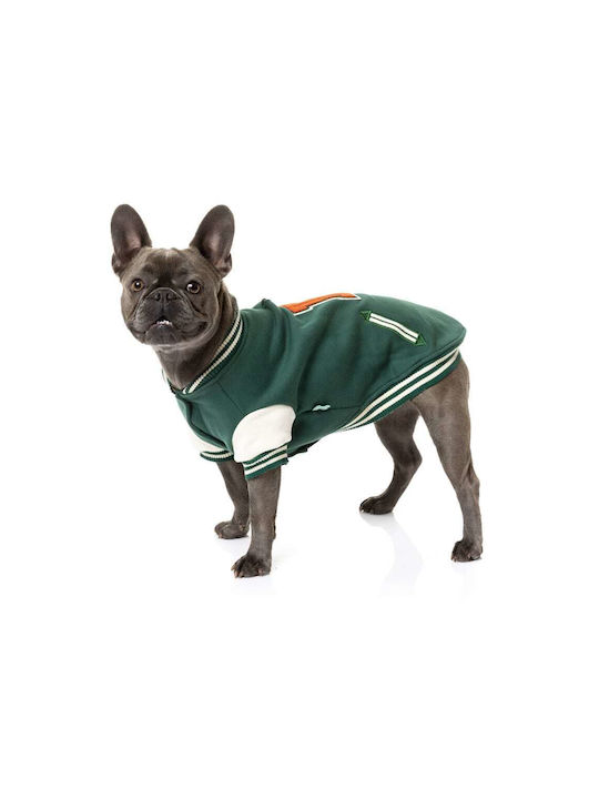 Fuzzyard Green Dog Coat Large with 70cm Back Length