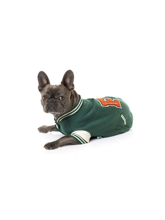 Fuzzyard Green Dog Coat Large with 70cm Back Length