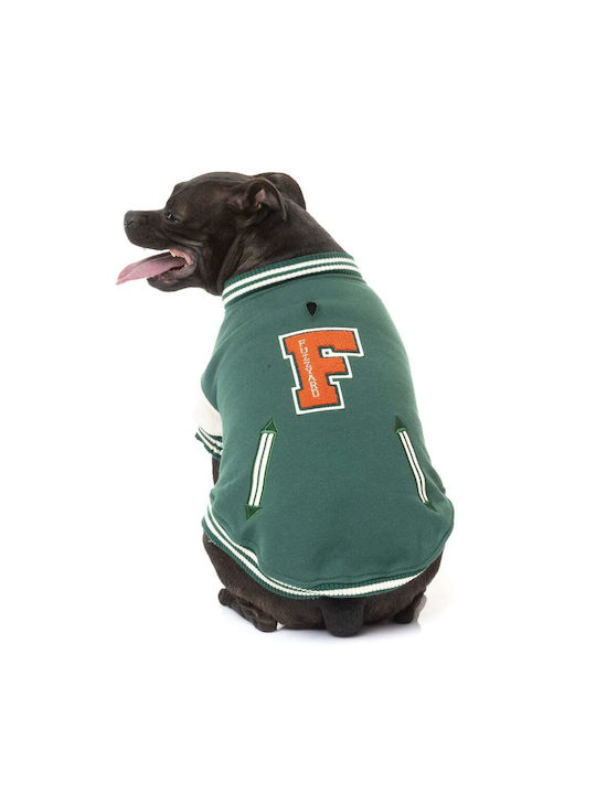 Fuzzyard Green Dog Coat Large with 70cm Back Length