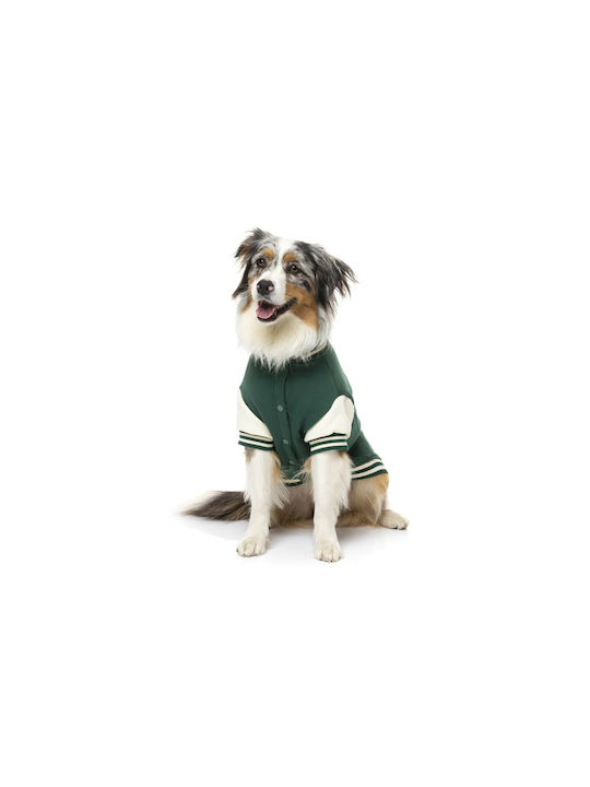 Fuzzyard Green Dog Coat Large with 70cm Back Length