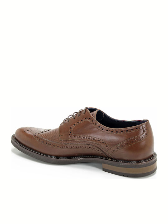 Men's Leather Oxfords Tabac Brown