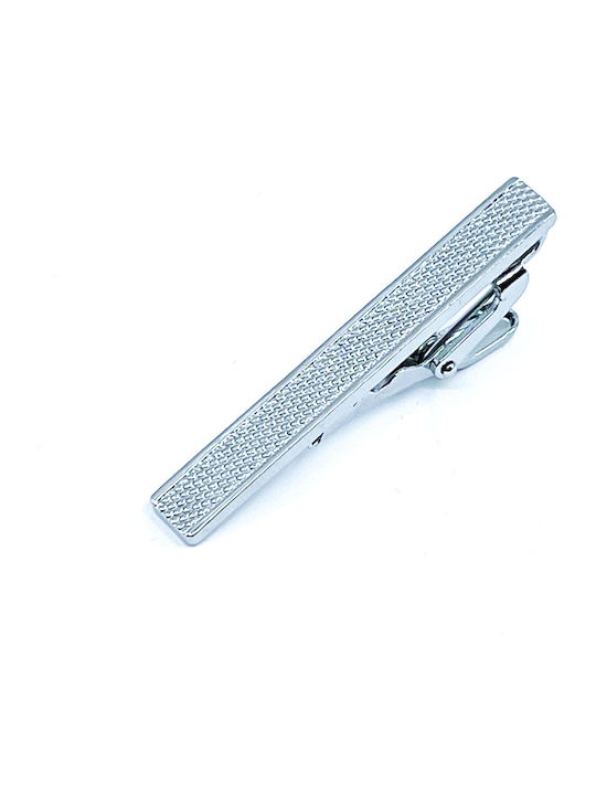 Legend Accessories Metallic Tie Clip Silver 4.5cm
