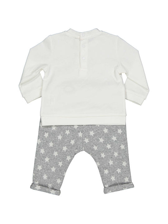 Birba Trybeyond Kids Set with Pants Winter 2pcs White