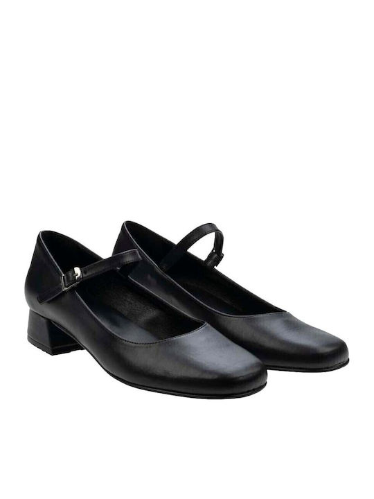 Black Heels with Strap