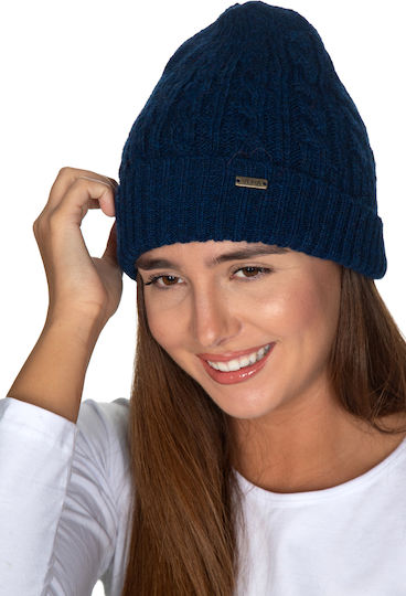 Beanie Beanie Knitted in Blue color