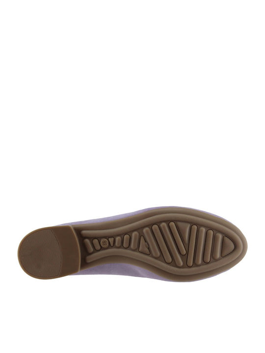 Mocasini dama în culoarea Violet