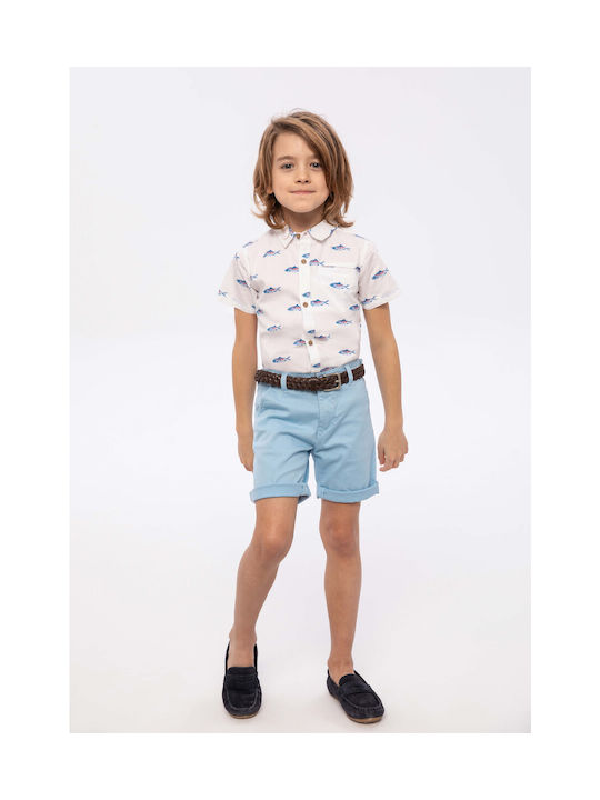 Minoti Kids Shorts/Bermuda Fabric Light Blue