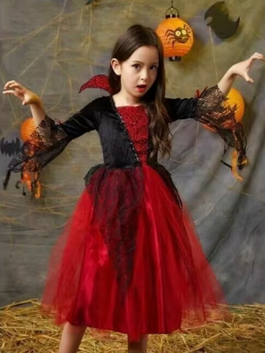 Kinder Karnevalskostüm Vampir Magische Prinzessin der Nacht Kinder Karnevalskostüm Vampir Magische Prinzessin der Nacht