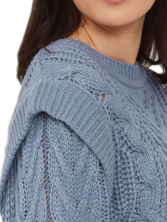 Women's Long Sleeve Sweater Blue