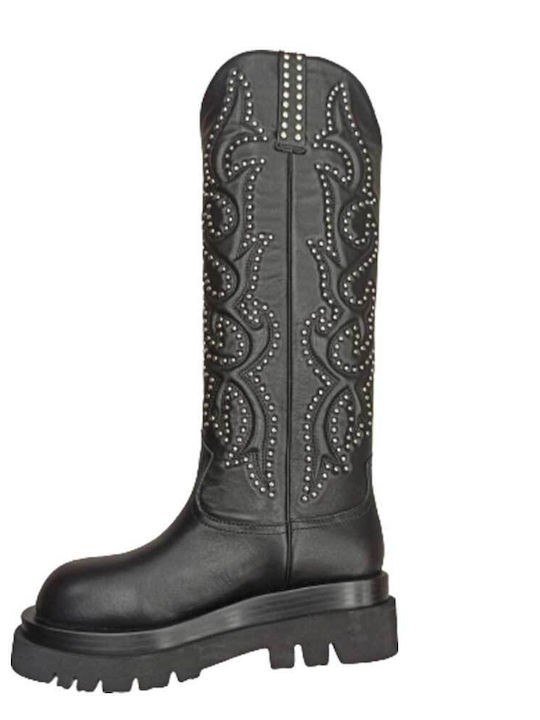 Jeffrey Campbell Damenstiefel Cowboy Schwarz