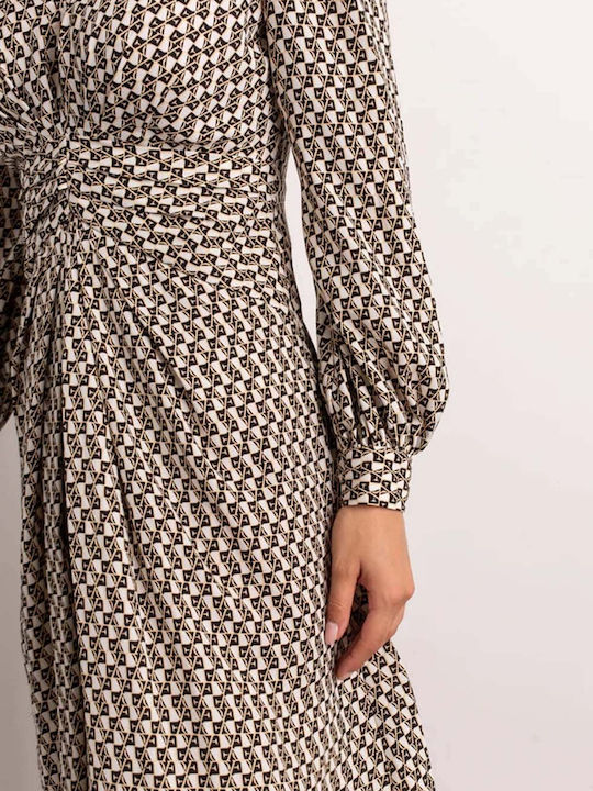 Midi Rochie Bej