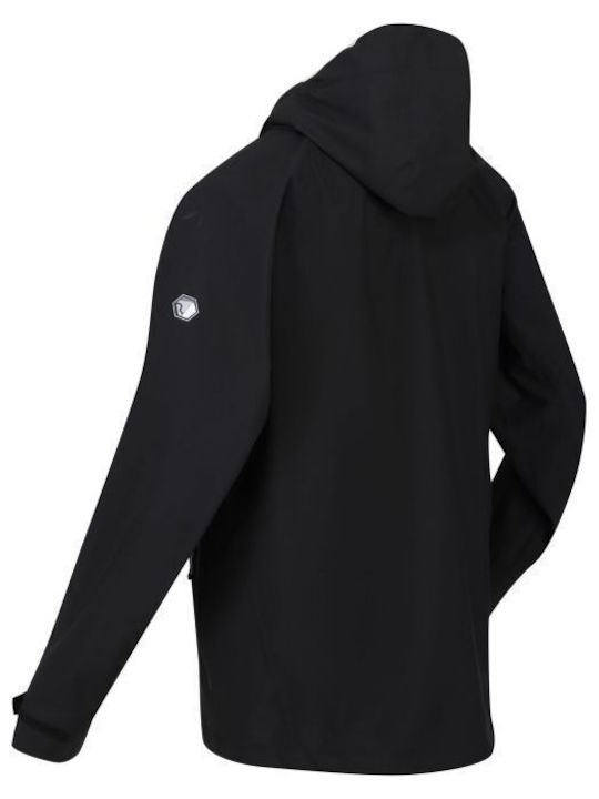 Regatta Herren Winter Jacke Lässig Wasserdicht Schwarz