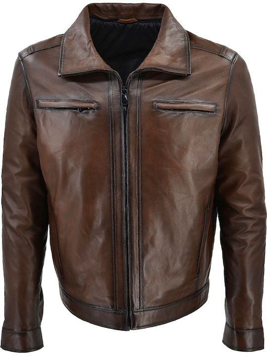 Leather Jacket Brown