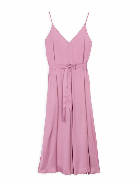 Sommer Midi Abendkleid Rosa