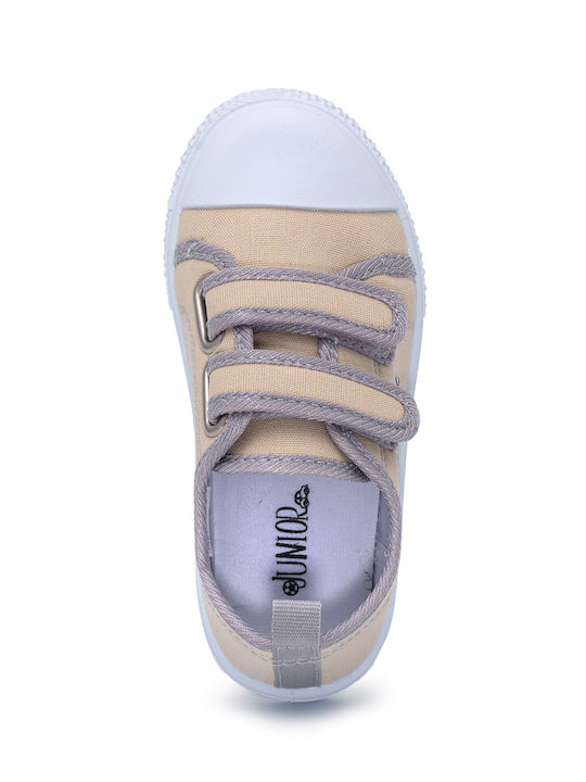 Παιδικά Sneakers με Σκρατς Μπεζ
