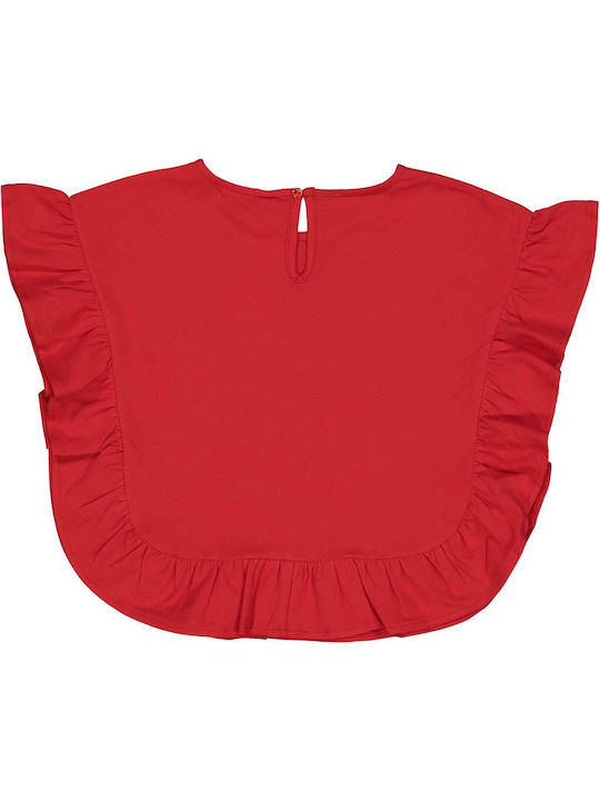 Birba Trybeyond Kids Blouse Short Sleeve Red