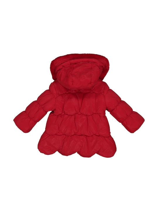 Birba Trybeyond Kids Coat Short with Hood Red