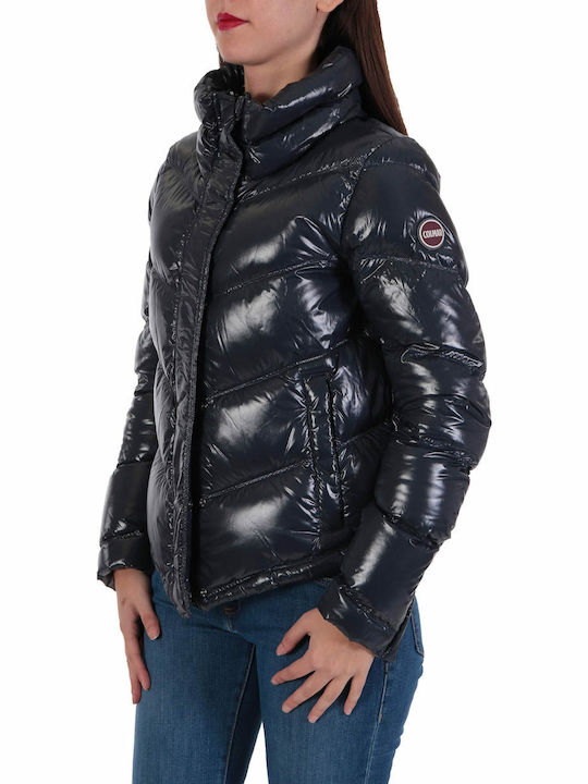 Colmar Women's Short Puffer Jacket for Winter Gray