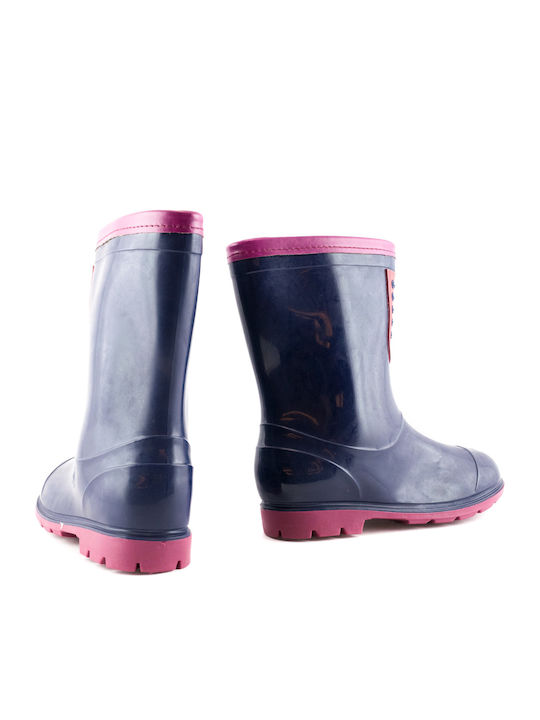 Kids Wellies Navy Blue