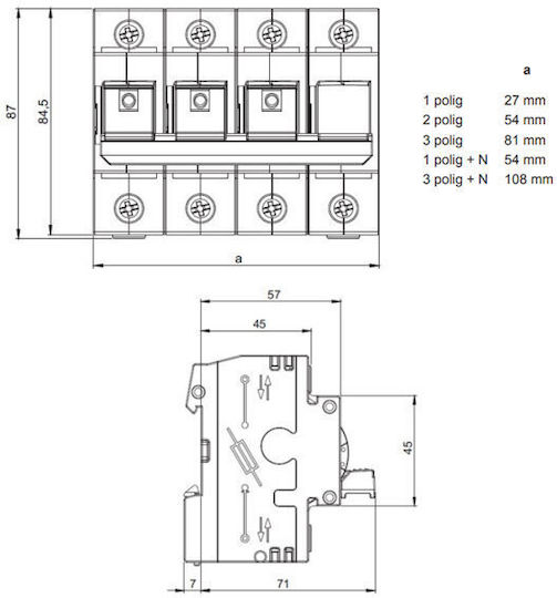 K-electric Disconnect Switch Electrical Panel 103301