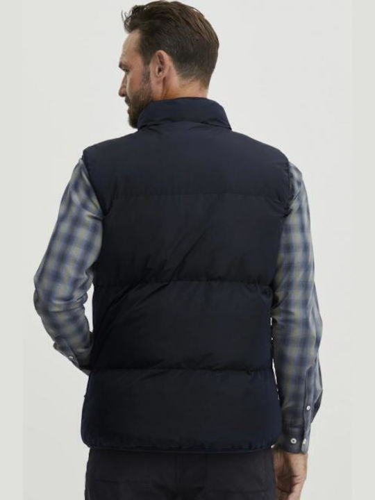 Fq1924 Men's Winter Sleeveless Jacket Navy Blue