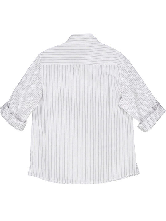 Birba Trybeyond Kids Striped Shirt White