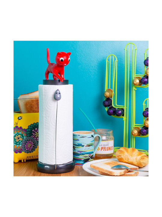 Pylones Plastic Paper Towel Holder White 11.5x23x35cm 35700