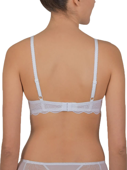 Naturana Balconette Balconette Bra with Light Padding White