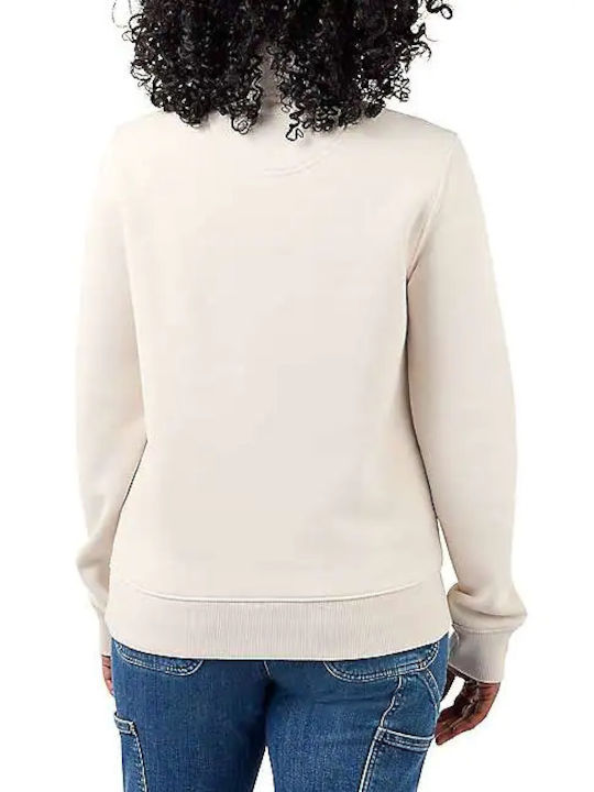 Carhartt Long Sleeve Women's Blouse with Zipper Beige 105657-W03