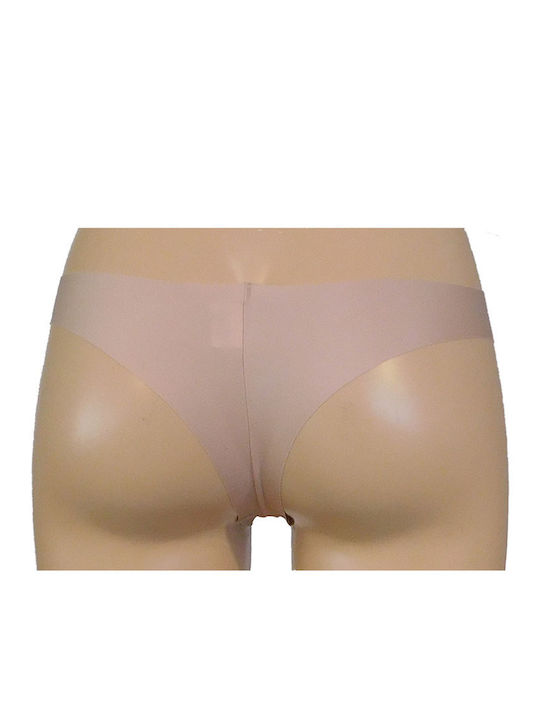 Promise Baumwolle Damen Brasilien 2Pack Nahtlos Beige