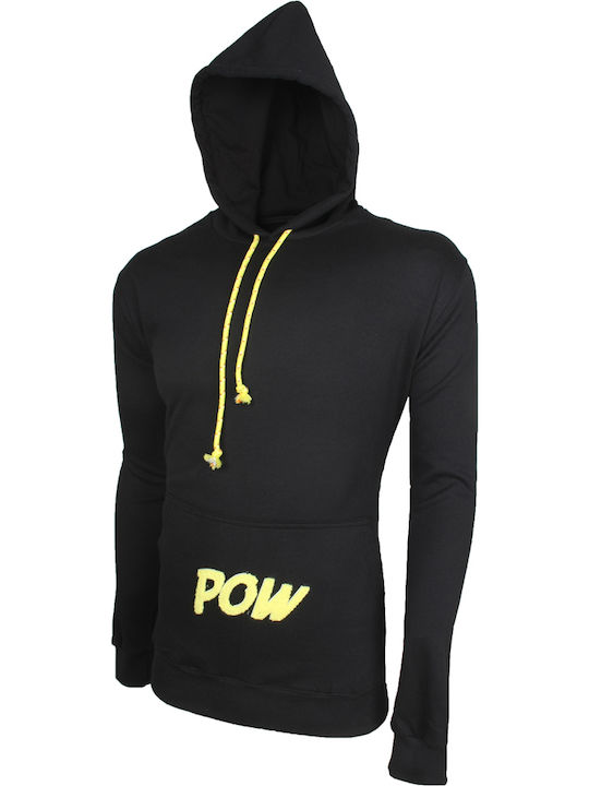 Sweatshirt with Hood Black