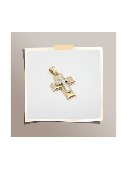 Mentzos Gold Kreuz 14K