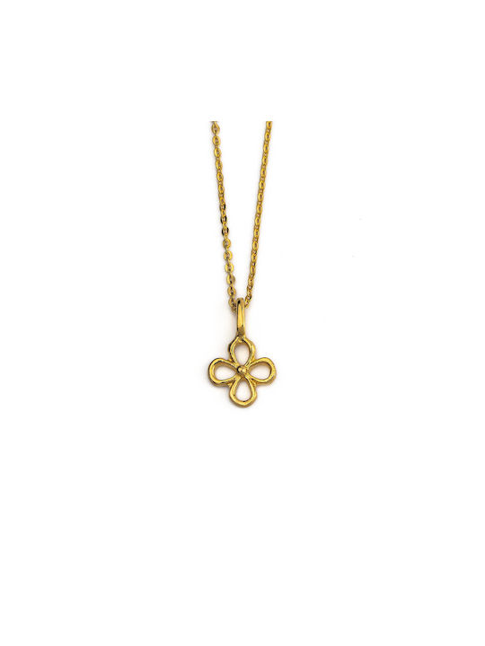 George Art Jewels Σταυρός από Ασήμι με Αλυσίδα