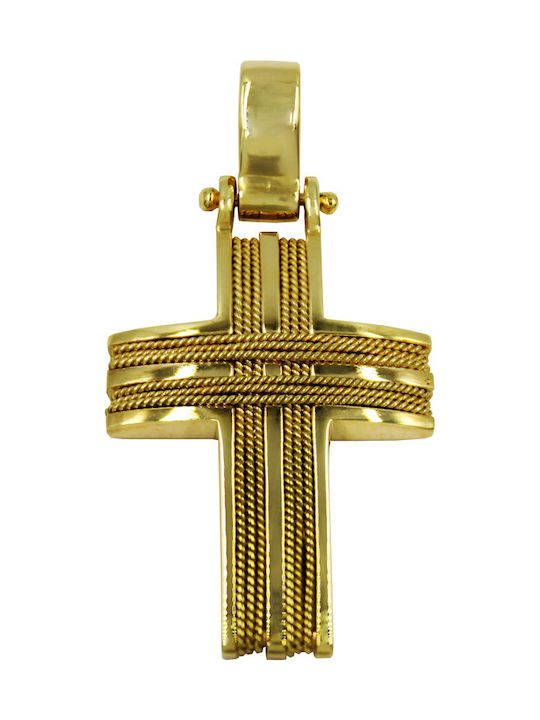 Roloi Kaliamanis Herren Gold Kreuz 14K