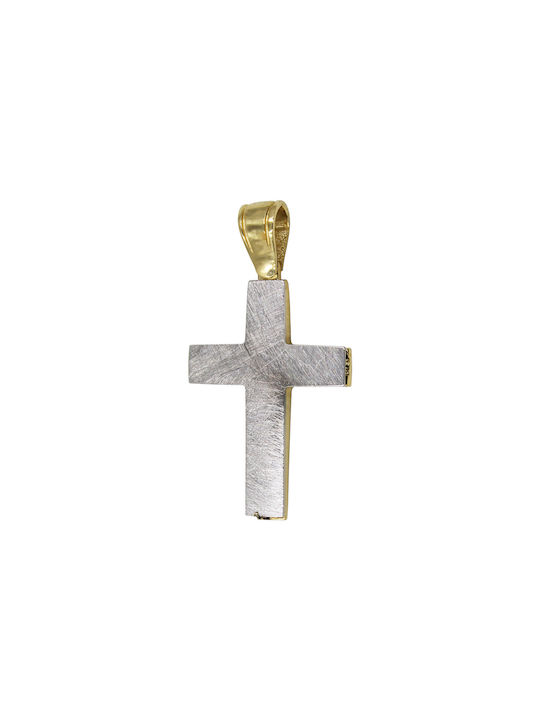 Roloi Kaliamanis Men's Gold Cross 14K Double Sided