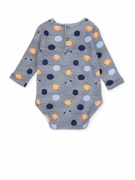 Tutto Piccolo Baby Bodysuit Set Long-Sleeved Blue