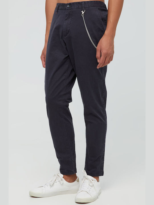 Aristoteli Bitsiani Herrenhose Chino in Lockerer Passform Marineblau