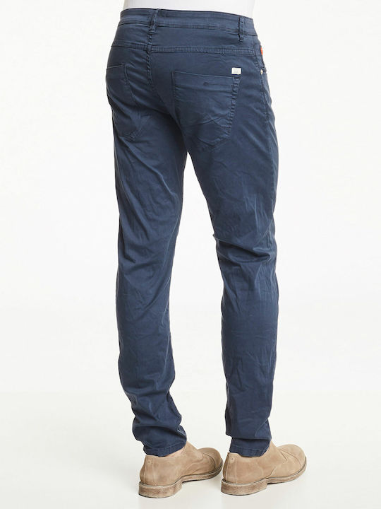 Gaudi Men's Trousers in Slim Fit Navy Blue