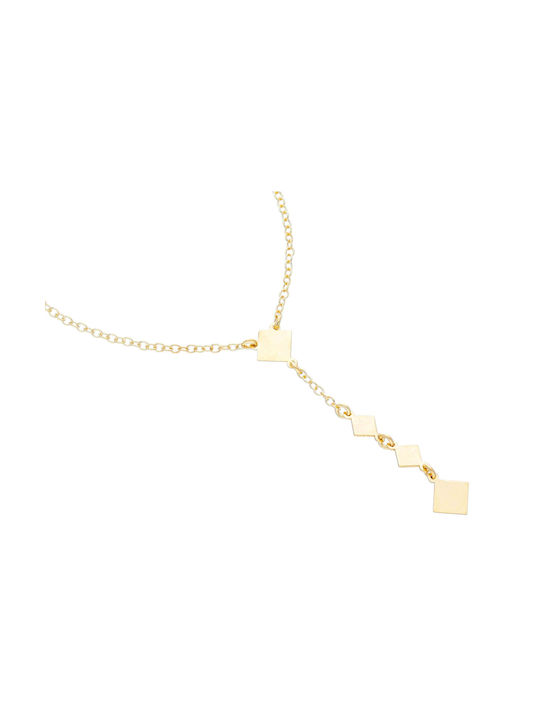 Mentzos Necklace from Gold 9 K